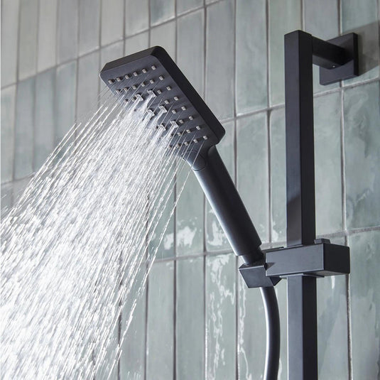 Tavistock Index Cool Touch Dual Function Bar Shower System Matt Black - Envy Bathrooms Ltd