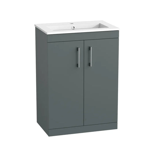 Tavistock Kew 600 Freestanding Unit Matt Viridian Green | KW6F-VRG - Envy Bathrooms Ltd