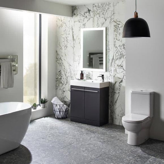 Tavistock Kobe 700mm Floorstanding Vanity Unit - Storm Grey - K70FST - Envy Bathrooms Ltd