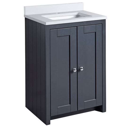 Tavistock Lansdown 1200mm Underslung Floorstanding Vanity Unit - Matt Dark Grey - LAN600US.DGM - Envy Bathrooms Ltd