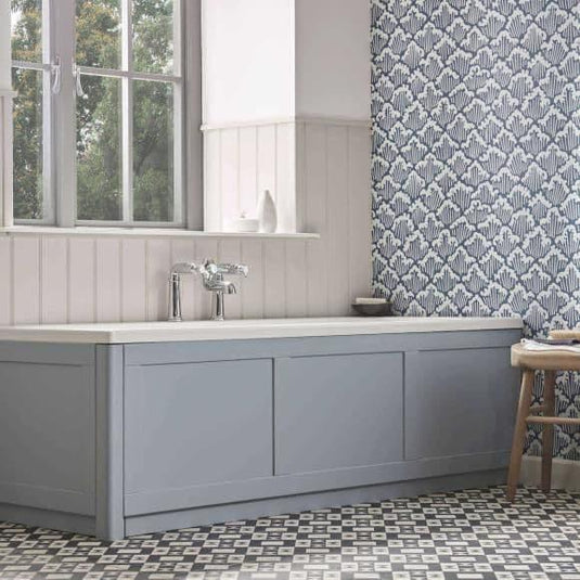Tavistock Lansdown 1700mm Front Bath Panel - Mineral Blue - Envy Bathrooms Ltd