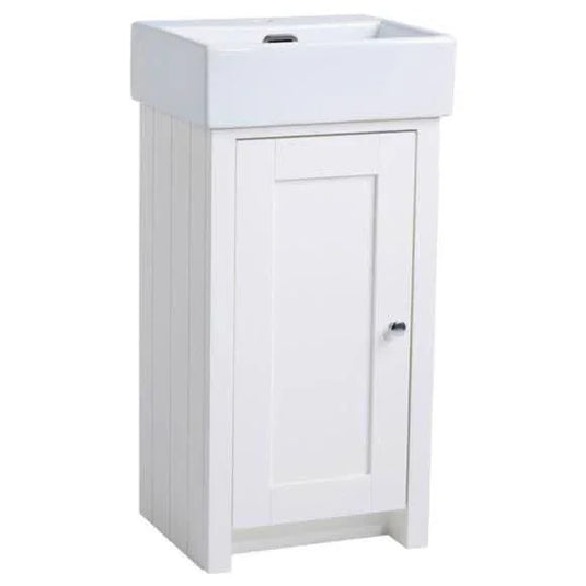 Tavistock Lansdown 430mm Floorstanding Vanity Unit - Linen White - LAN400C.LW - Envy Bathrooms Ltd
