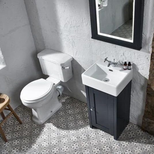 Tavistock Lansdown 430mm Floorstanding Vanity Unit - Matt Dark Grey - LAN400C.DGM - Envy Bathrooms Ltd