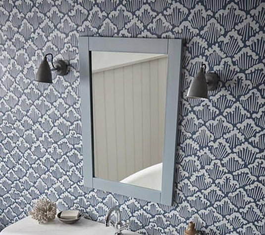 Tavistock Lansdown 570 Wooden Framed Mirror - Pebble Grey - Envy Bathrooms Ltd