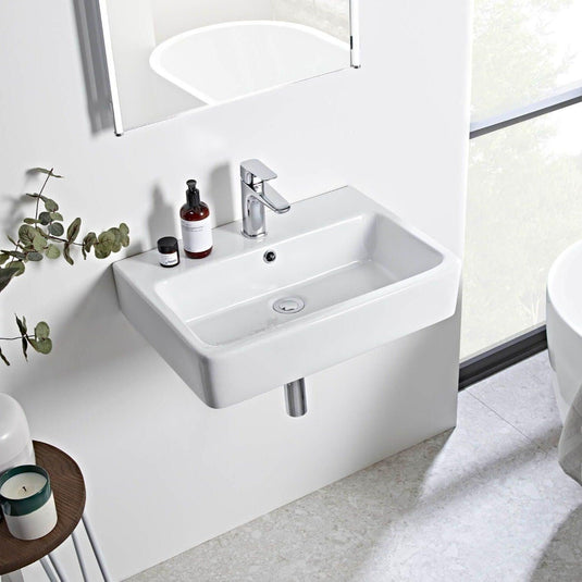 Tavistock Lansdown 575mm Countertop 1TH Basin - White - SB900S - Envy Bathrooms Ltd