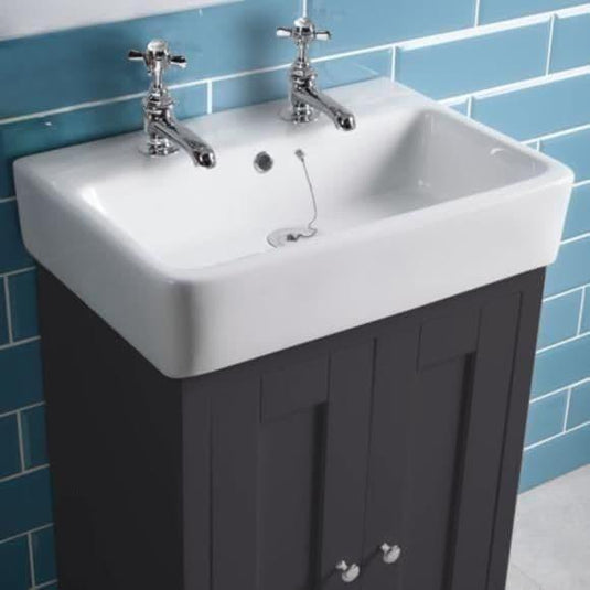 Tavistock Lansdown 575mm Floorstanding Vanity Unit - Matt Dark Grey - LAN550B.DGM - Envy Bathrooms Ltd