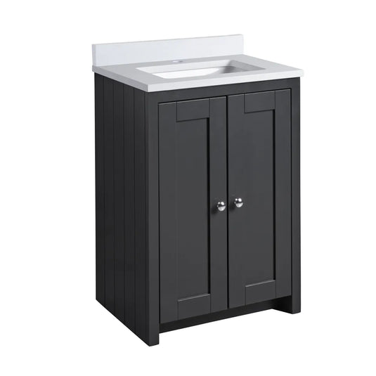 Tavistock Lansdown 600 Underslung Unit Matt Black | LAN600US.BLK - Envy Bathrooms Ltd