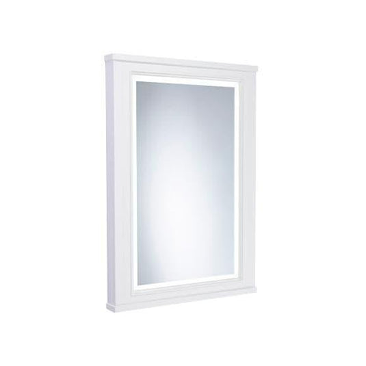 Tavistock Lansdown 600mm Frame For Illuminated Mirror - Linen White - LAN55MF.LW - Envy Bathrooms Ltd