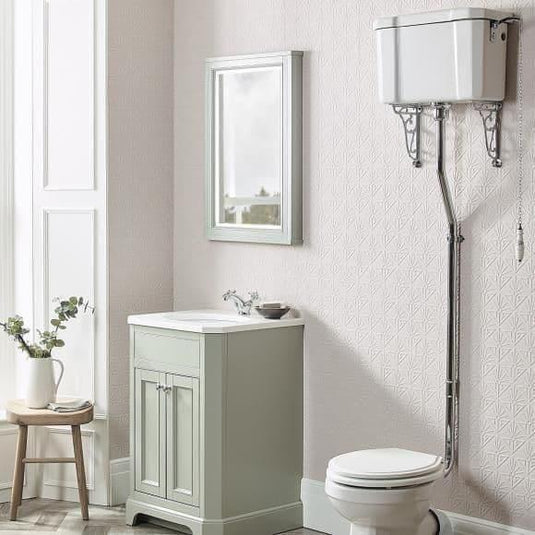 Tavistock Lansdown 600mm Frame For Illuminated Mirror - Pebble Grey - LAN55MF.PG - Envy Bathrooms Ltd