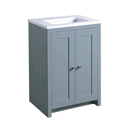 Tavistock Lansdown 600mm Underslung Vanity Unit - Mineral Blue - LAN600US.MB - Envy Bathrooms Ltd