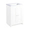Tavistock Lansdown 600mm Worktop for Undermount Basin with Upstand |  Artic White |  LANUSW6.AR