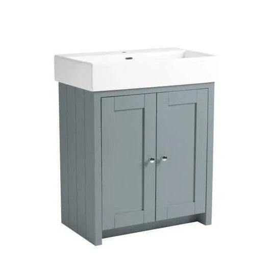 Tavistock Lansdown 700mm Floorstanding Vanity Unit - Mineral Blue -LAN700B.MB - Envy Bathrooms Ltd