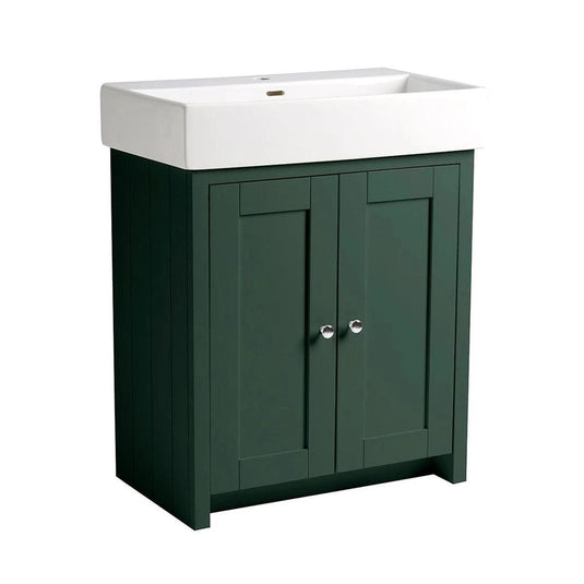 Tavistock Lansdown 700mm Floorstanding Vanity Unit - Sherwood Green - LAN700B.SDG - Envy Bathrooms Ltd