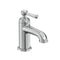 Tavistock Lansdown Basin Mono Mixer Tap with Click Waste |  Chrome/White |  TLD25
