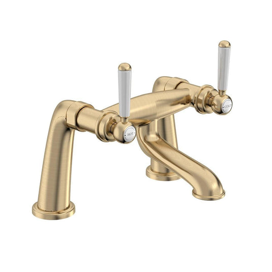 Tavistock Lansdown Bath Filler Tap - Brushed Brass - TLD3204 - Envy Bathrooms Ltd