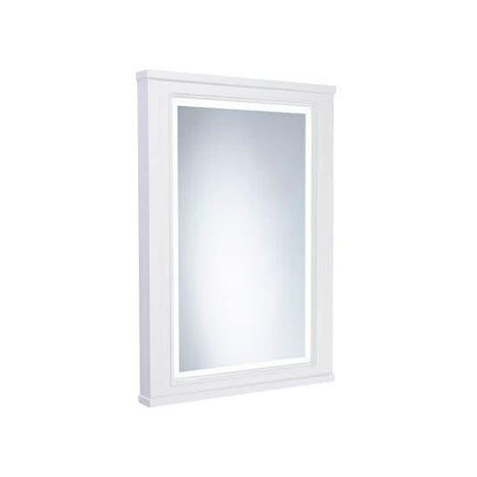 Tavistock Lansdown Framed Illuminated Mirror - Linen White - Envy Bathrooms Ltd