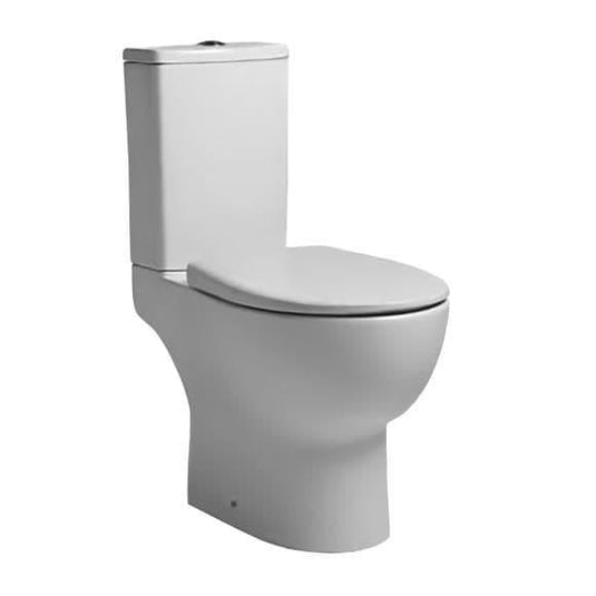 Tavistock Loft Close Coupled Open Back Rimless Pan & Cistern Inc Soft Close Seat - Envy Bathrooms Ltd