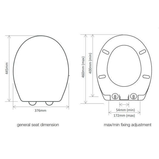 Tavistock Alpine Secure Fix Soft Close Seat - Envy Bathrooms Ltd