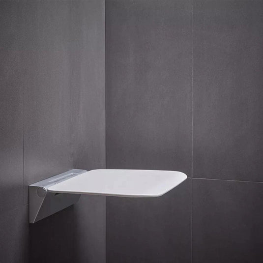 Tavistock Lux Soft Close Shower Seat White - Envy Bathrooms Ltd