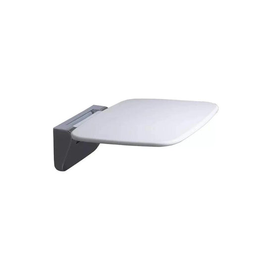 Tavistock Luxury Shower Seat White with Chrome Trim - Envy Bathrooms Ltd