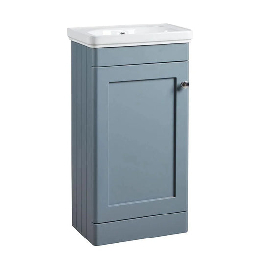 Tavistock Marston 450mm Cloakroom Vanity Unit - Matt Spruce - MS450F.MSP - Envy Bathrooms Ltd