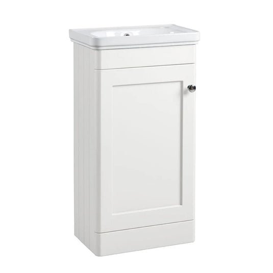 Tavistock Marston 450mm Cloakroom Vanity Unit - Paper White - MS450F.W - Envy Bathrooms Ltd