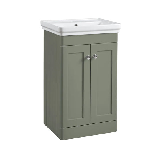 Tavistock Marston 500 Floor Mounted Vanity Unit Matt Laurel Green | MS500F.LRL - Envy Bathrooms Ltd