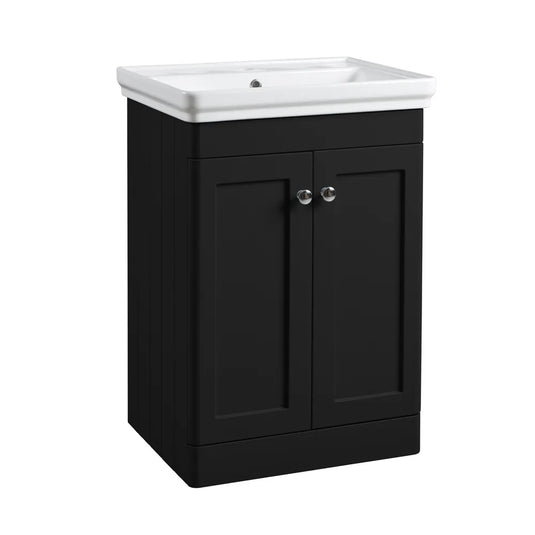 Tavistock Marston 600 Floor Mounted Vanity Unit Matt Black | MS600F.BLK - Envy Bathrooms Ltd