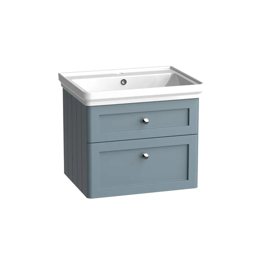 Tavistock Marston 600 Wall Mounted Vanity Unit Matt Spruce | MS600W.MSP - Envy Bathrooms Ltd