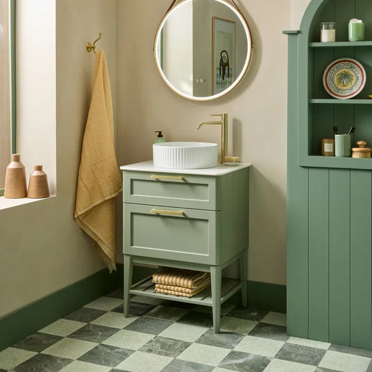 Tavistock Marston 600 Washstand Leg Set Matt Laurel Green | MS600WS.LRL - Envy Bathrooms Ltd