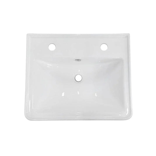 Tavistock Marston 600mm Basin 2TH - White - MS600CD - Envy Bathrooms Ltd