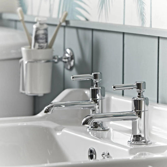 Tavistock Marston Basin Taps Chrome - Envy Bathrooms Ltd