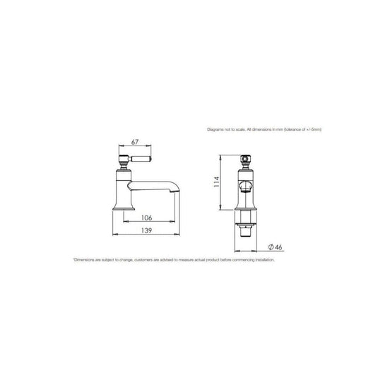 Tavistock Marston Basin Taps - Chrome - TMS70 - Envy Bathrooms Ltd