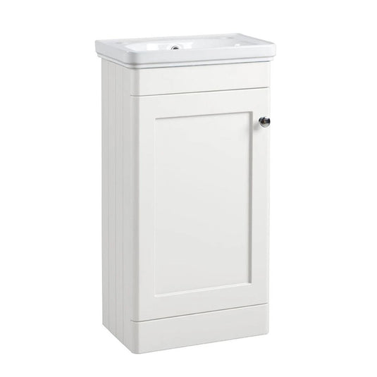 Tavistock Marston Cloakroom Unit & Basin Paper White 450mm 2H - Envy Bathrooms Ltd