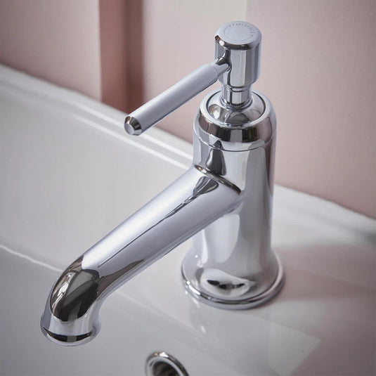 Tavistock Marston Single Lever Basin Mono Mixer Tap Chrome - Envy Bathrooms Ltd