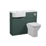 Tavistock Match 1000mm Combination Vanity Unit (LH) - Viridian Green - 
MAT10L.VRG - Envy Bathrooms Ltd