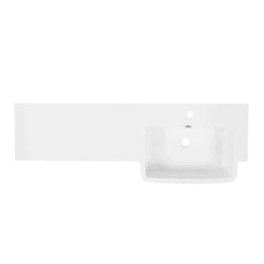 Tavistock Match 1200mm Isocast Basin (RH) - White - MAT12BR - Envy Bathrooms Ltd