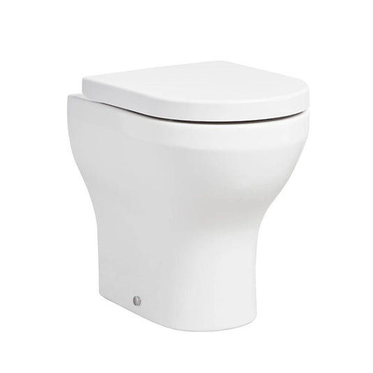 Tavistock Micra Evo Comfort Height Back To Wall Pan - White - BTWC950S - Envy Bathrooms Ltd