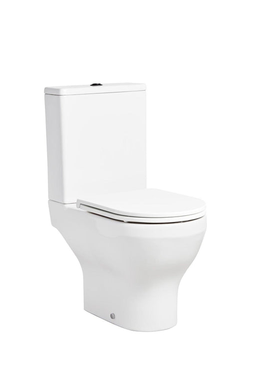 Tavistock Micra Evo Rimless Open Back Close Coupled Pan - White - P950S - Envy Bathrooms Ltd