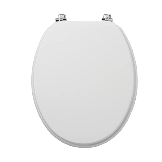 Tavistock Millennium Wood Veneer Toilet Seat Gloss White | O108M - Envy Bathrooms Ltd