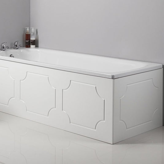 Tavistock Milton 1700Mm Front Bath Panel White | O313 - Envy Bathrooms Ltd