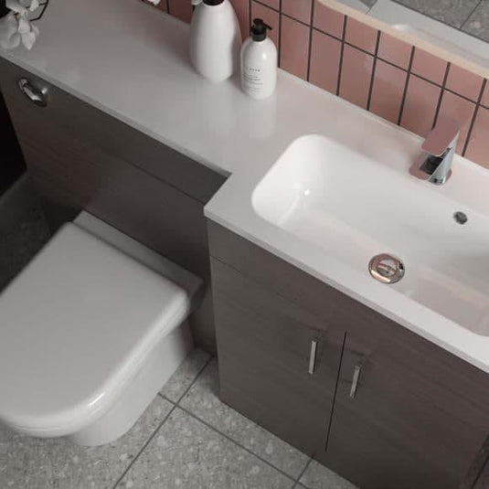 Tavistock Nexus 1000mm L Shape Combination Unit (Right Hand) & Basin - Urban Grey - Envy Bathrooms Ltd