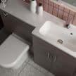 Tavistock Nexus 1100mm L Shape Combination Vanity Unit - Urban Grey - DC12042+DC12039 - Envy Bathrooms Ltd