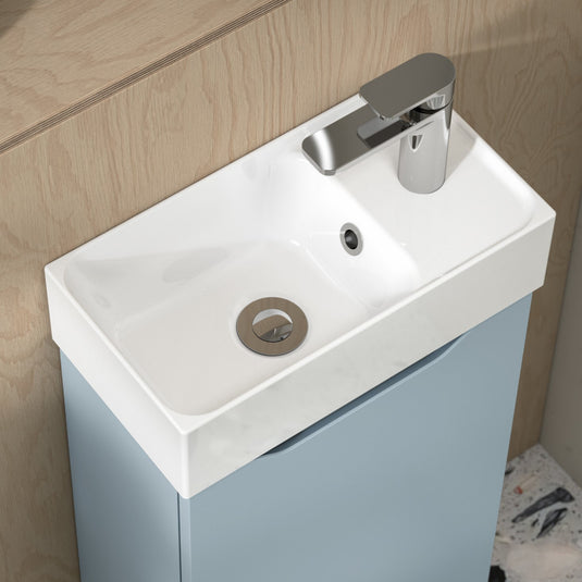 Tavistock Nimble 400 Ceramic Basin for Unit White | NIM400C - Envy Bathrooms Ltd