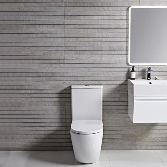 Tavistock Orbit Close Coupled Closed Back Rimless Pan - White - P250S - Envy Bathrooms Ltd