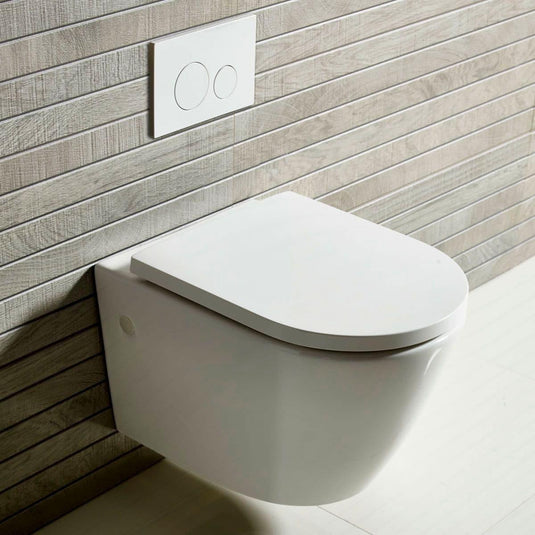 Tavistock Orbit Rimless Wall Hung Pan - White - WH250S - Envy Bathrooms Ltd