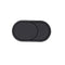 Tavistock Oval Flush Button Matt Black |  TR9040