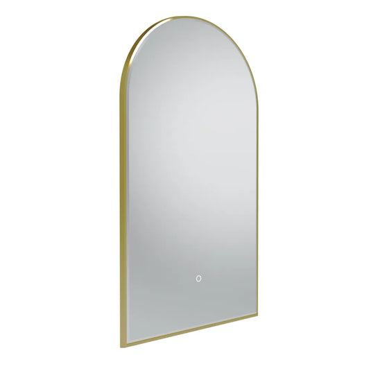 Tavistock Oxygen 500 Arch Illuminated Mirror Brushed Brass | XGM50A-BR - Envy Bathrooms Ltd
