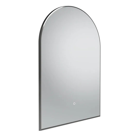 Tavistock Oxygen 600 Arch Illuminated Mirror Gunmetal | XGM60A-GM - Envy Bathrooms Ltd