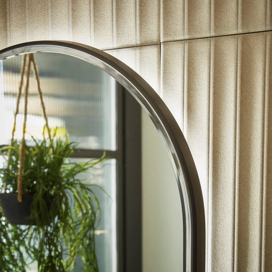Tavistock Oxygen 600mm Round Illuminated Mirror - Gunmetal Grey - XGM60C-GM - Envy Bathrooms Ltd